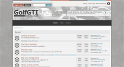 Desktop Screenshot of golfgtiforum.co.uk